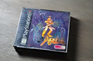 Alundra Sony Playstation 1,  1997 Complete Incl.  Map Rare