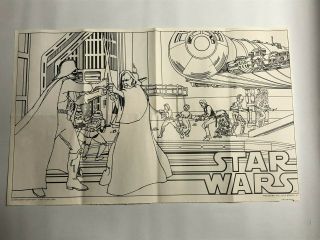 Vintage Star Wars Cheerios Poster 1978 RARE 9 