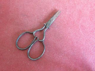 Antique Small Steel Scissors Late 19th Century