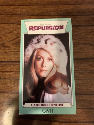 Roman Polanski’s Repulsion,  Vhs,  B&w,  1965,  Catherine Deneuve,  Rare,  Oop