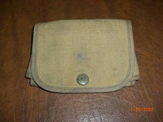 Rare Ww2 Wwii Usn Us Navy.  38 Ammo Pouch S&w Victory Revolver