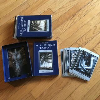 Akron H.  R.  Giger Tarot Set Rare.  100 Complete.
