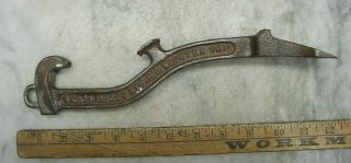 Old Tools,  Antique Akron Brass Mfg.  No.  10 Fire Hydrant Wrench,  Pat.  2 - 24 - 1925
