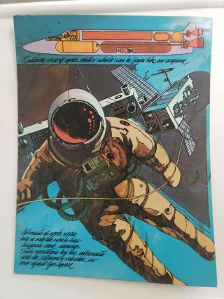 Vintage Rare Space Astronaut Trapper Keeper Mead Portfolio