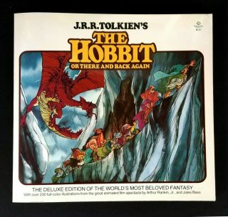 The Hobbit An Illustrated Edition Jrr Tolkien 1978 2nd Print Rankin Rare Sc