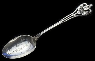 Sterling Silver Souvenir Spoon - Denver Colorado - Watson Easter Lily Pattern