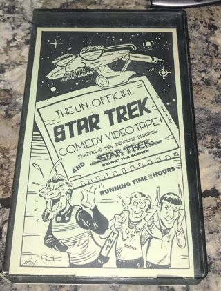 2 Rare Star Trek Vhs Tapes Un - Official Comedy Chicago Convention 1991 W/extras