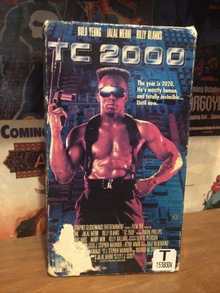 Tc 2000 Vhs (1993) Bolo Yeung Matthias Hues Billy Blanks Rare Sci Fi Action Oop