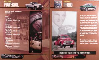 2003 FORD F - SERIES PICKUP TRUCKS BROCHURE RARE Ford Canada 2