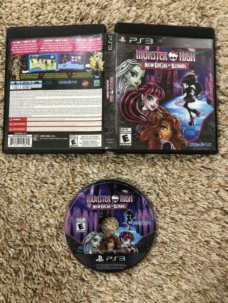 Monster High Ghoul In School - Ps3,  Sony Playstation 3,  Rare