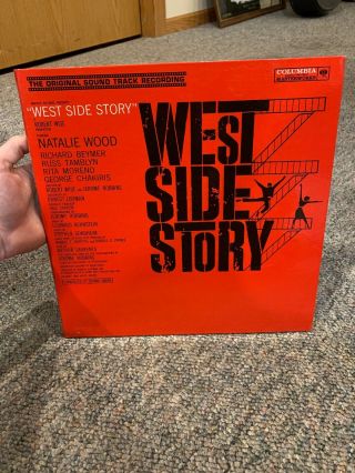 Rare West Side Story Lp Vinyl Record 1961 Os2070 Gatefold Nm