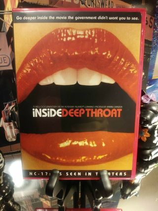 Inside Deep Throat Nc - 17 (dvd) 2005 Linda Lovelace Documentary Rare Htf Version