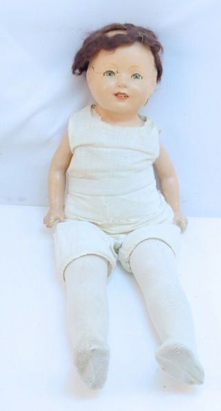Antique Baby Doll For Restoration,  24 " Mama