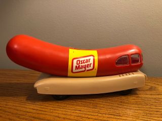 Vintage Oscar Mayer Weinermobile Hot Dog Large 10” Bank Advertising Rare
