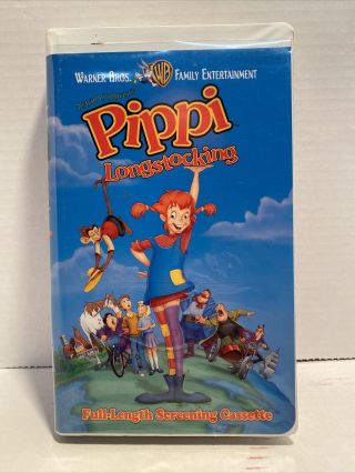 Pippi Longstocking Vhs Full Length Screener Demo Promo Rare