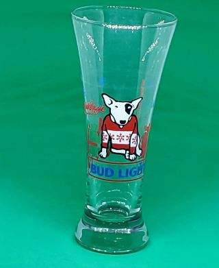 Vintage 1987 Anheuser - Busch Bud Light Spuds Mackenzie Beer Glass Rare