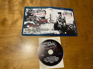 August Underground Trilogy Blu Ray Toetag 1000 Made Oop Very Rare