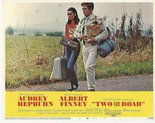 Rare 4 Diff The Two For The Road 11 X 14 Lobby Card 1967 Audrey Hepburn