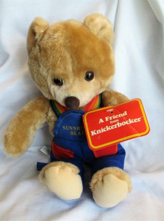 Vintage Knickerbocker Sunshine Bear 14 " Plush Animals Of Distinction W Tag