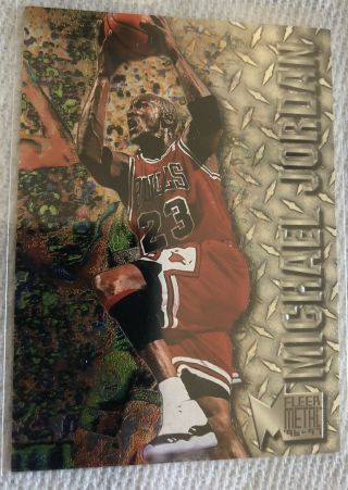 96 - 97 Fleer Metal Michael Jordan 11 Rare