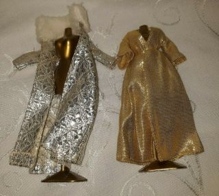 Vintage Topper Dawn Doll Golden Moment Coat & Silver Fur Collar Coat Exc.  $22.  99