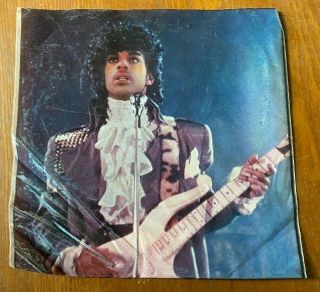Prince Purple Rain God Rare Promo 45 Single Vinyl Record Album Sleeve