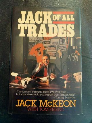 Rare Signed Autographed Book Jack Mckean Tom Friend Jack Of All Trades