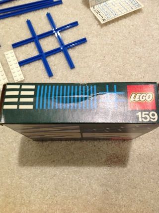 Vintage classic Lego 159 train railway crossing set 100 complete with box/instr 3