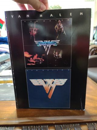 Van Halen 1st Album And Ii Rare Songbook 1980 Warner Bros Vf0726 - 108 Pages Vg