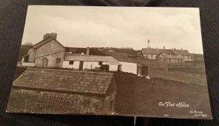 Antique Rp Postcard On Flat Holm Island Wales Cardiff