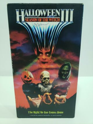 Halloween 3: Season Of The Witch Vhs Goodtimes Horror Rare Cover