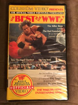 Best Of The Wwf Vol 8 Vhs Coliseum Video Rare Wwe