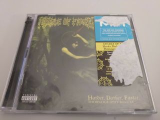 Cradle Of Filth ‎– Harder,  Darker,  Faster Thornography Deluxe Dvd - A / Mvi - Rare