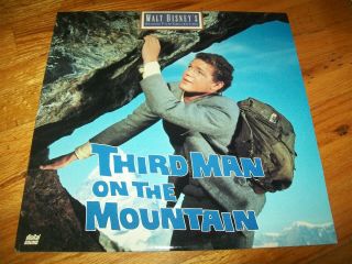 Third Man On The Mountain Laserdisc Ld Very Rare Walt Disney