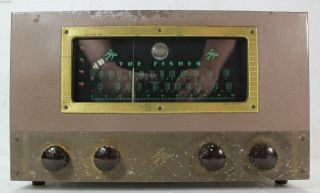 Rare Vintage The Fisher 50 - R Mono 14 Tube Tuner/preamp Pre - Amplifier