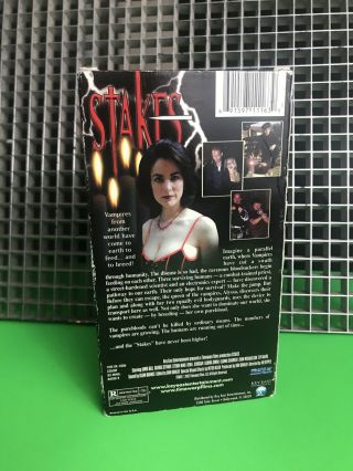 STAKES - VHS•Key East Entertainment•RARE•Vampires•Sleaze•Horror• 2
