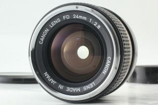 [exc,  4 Rare O Mark] Canon Fd 24mm F/2.  8 Wide Angle Mf Lens From Japan
