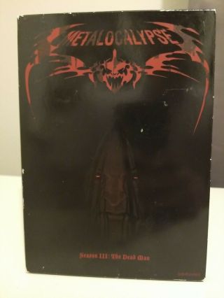 Metalocalypse: Season Three 3 Iii The Dead Man (dvd,  2010,  2 - Disc Set) Rare Oop