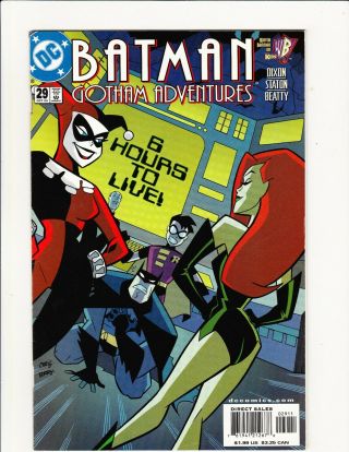 Batman Gotham Adventures 29 Dc 2000 Rare Harley Quinn Poison Ivy Appearance Key