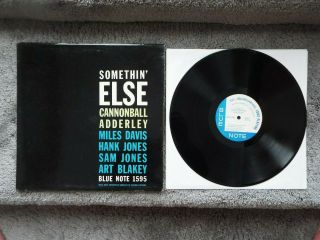 . Rare Jazz - Blue Note Records 1595 - Cannonball Adderley - Somethin Else - Mono - Lp