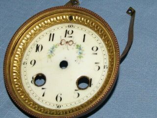 Antique French Mantle Clock Dial And Bezel