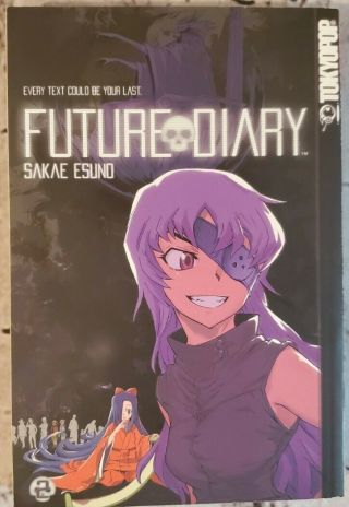 Future Diary Volumes 2 By Sakae Esuno (2009) Rare Oop Ac Manga Graphic Novel