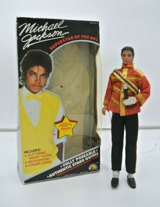 Vintage 1984 Michael Jackson 12 " Doll Ljn American Music Awards