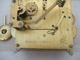 ANTIQUE / WESTMINSTER CHIME MANTLE CLOCK MOVEMENT ONLY 2