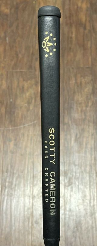 Scotty Cameron Leather Stitched Back Putter Grip - - 100 Authentic - Rare