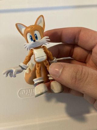 Jazwares 3 " Sonic The Hedgehog Tails Sonic Action Figure Sega 1st Release Rare