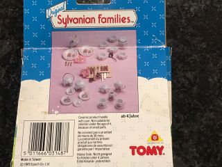 Sylvanian Families Ceramic Tableware & Kitchen Utensils - TOMY 1985 - Boxed 3