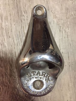 Antique Vintage Bottle Opener Man Cave Starr Soda Beer Long Neck Brown Mfg