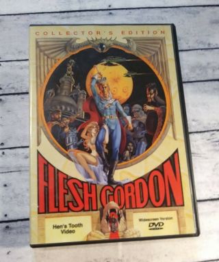Rare Flesh Gordon Dvd Collector Edition Hens Tooth Bonus Features