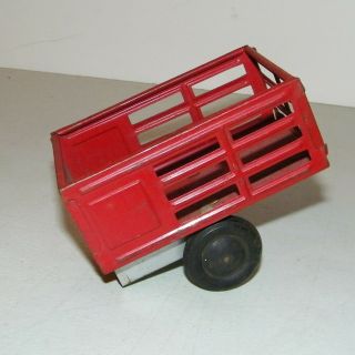 Antique Vintage Tin Metal Toy Truck Stake Bed Only– Walt Reach Courtland Gc